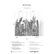 Papermint Botanic Pack 1 & 2 in Gray Wall Mural