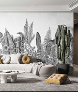 Veer Decor Botanic Pack 1 & 2 in Gray Wall Mural