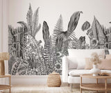 Veer Decor Botanic Pack 1 & 2 in Gray Wall Mural