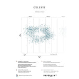 Papermint Celestial Pack 1 & 2 in White Wall Mural