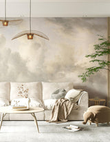 Veer Decor Cotton Sky Pack 1 & 2 in Beige Wall Mural