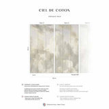 Papermint Cotton Sky Pack 1 & 2 in Beige Wall Mural