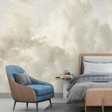 Veer Decor Cotton Sky Pack 1 & 2 in Beige Wall Mural