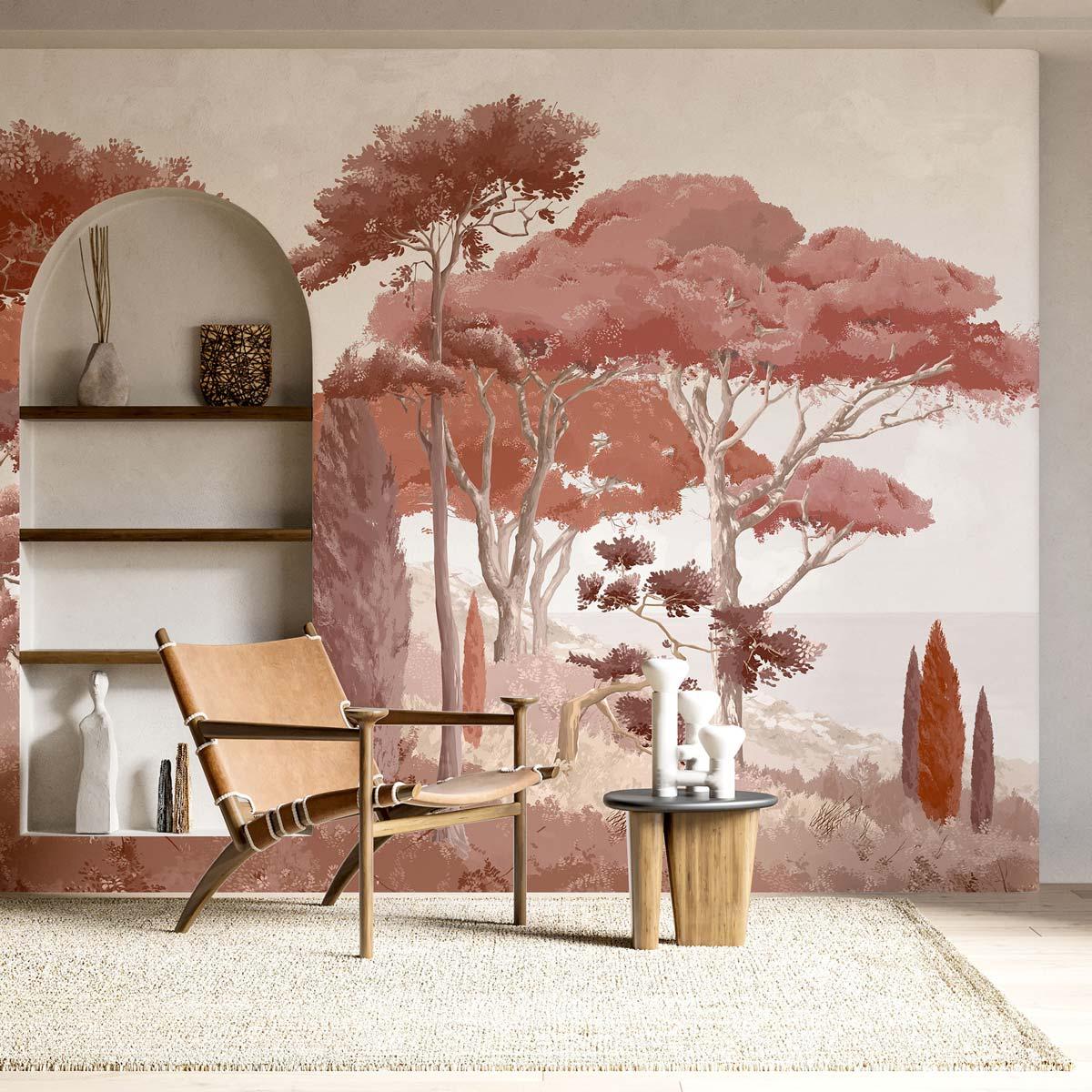 Veer Decor French Riviera Pack 1, 2 & 3 in Red Wall Mural
