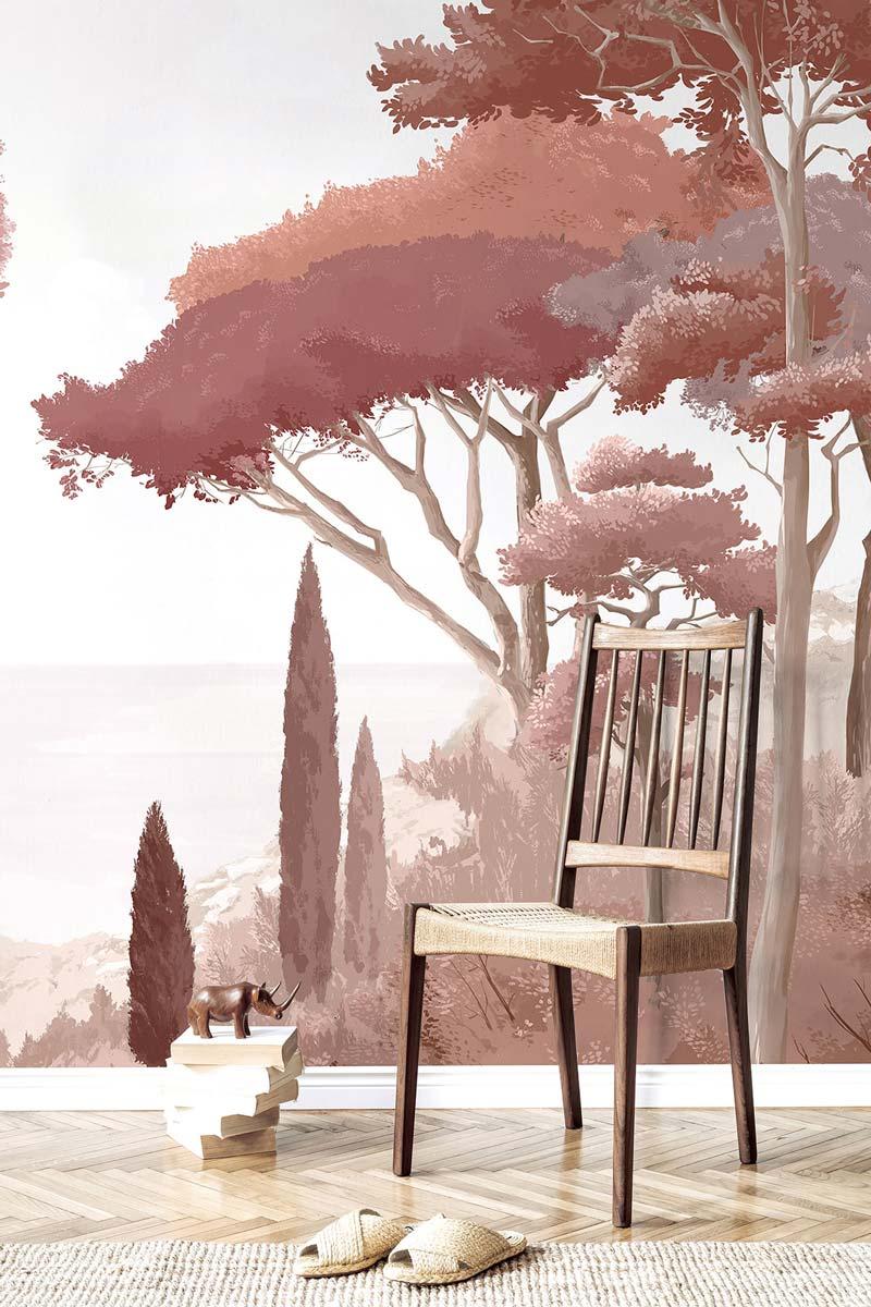 Veer Decor French Riviera Pack 1, 2 & 3 in Red Wall Mural