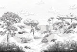 Veer Decor Wild Coast Pack 1, 2 & 3 in Gray Wall Mural