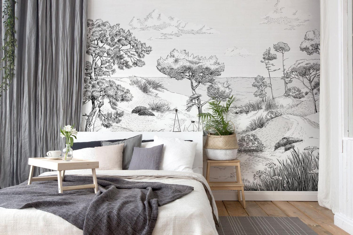 Veer Decor Wild Coast Pack 1, 2 & 3 in Gray Wall Mural