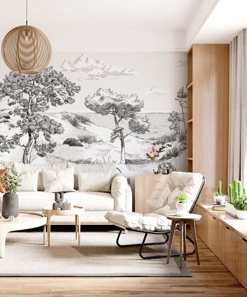 Veer Decor Wild Coast Pack 1, 2 & 3 in Gray Wall Mural