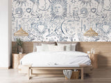Veer Decor Divine Pack 1 & 2 in Navy Wall Mural