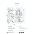 Papermint Divine Pack 1 & 2 in Navy Wall Mural