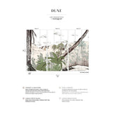 Papermint Dune Pack 1, 2 & 3 in Green Wall Mural