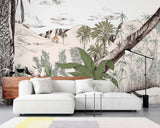 Veer Decor Dune Pack 1, 2 & 3 in Green Wall Mural