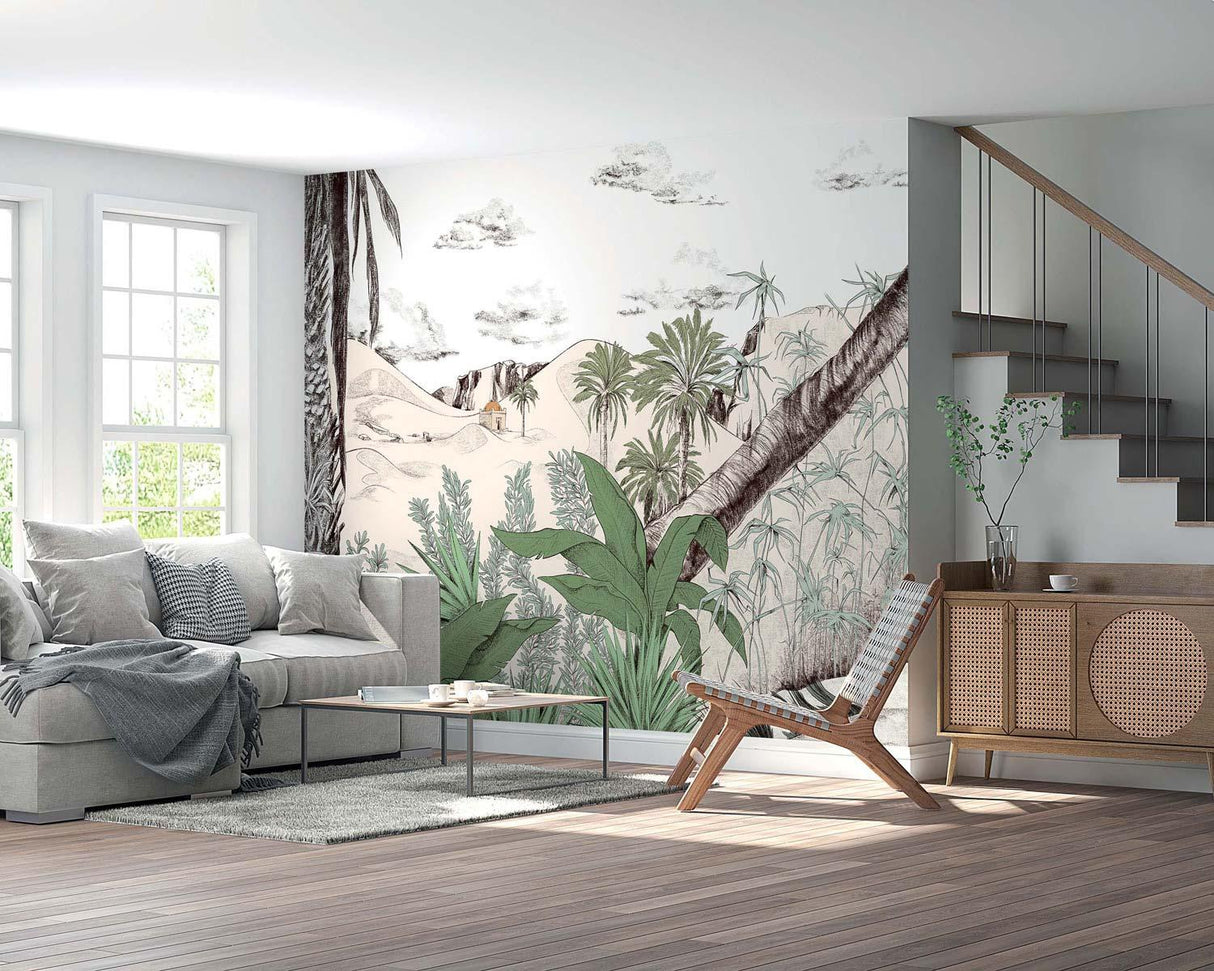Veer Decor Dune Pack 1, 2 & 3 in Green Wall Mural