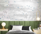 Veer Decor Soaring Pack 1 & 2 in White Wall Mural