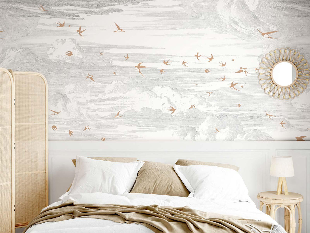 Veer Decor Soaring Pack 1 & 2 in Red Wall Mural