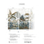 Papermint Exotic Pack 1 & 2 in White Wall Mural