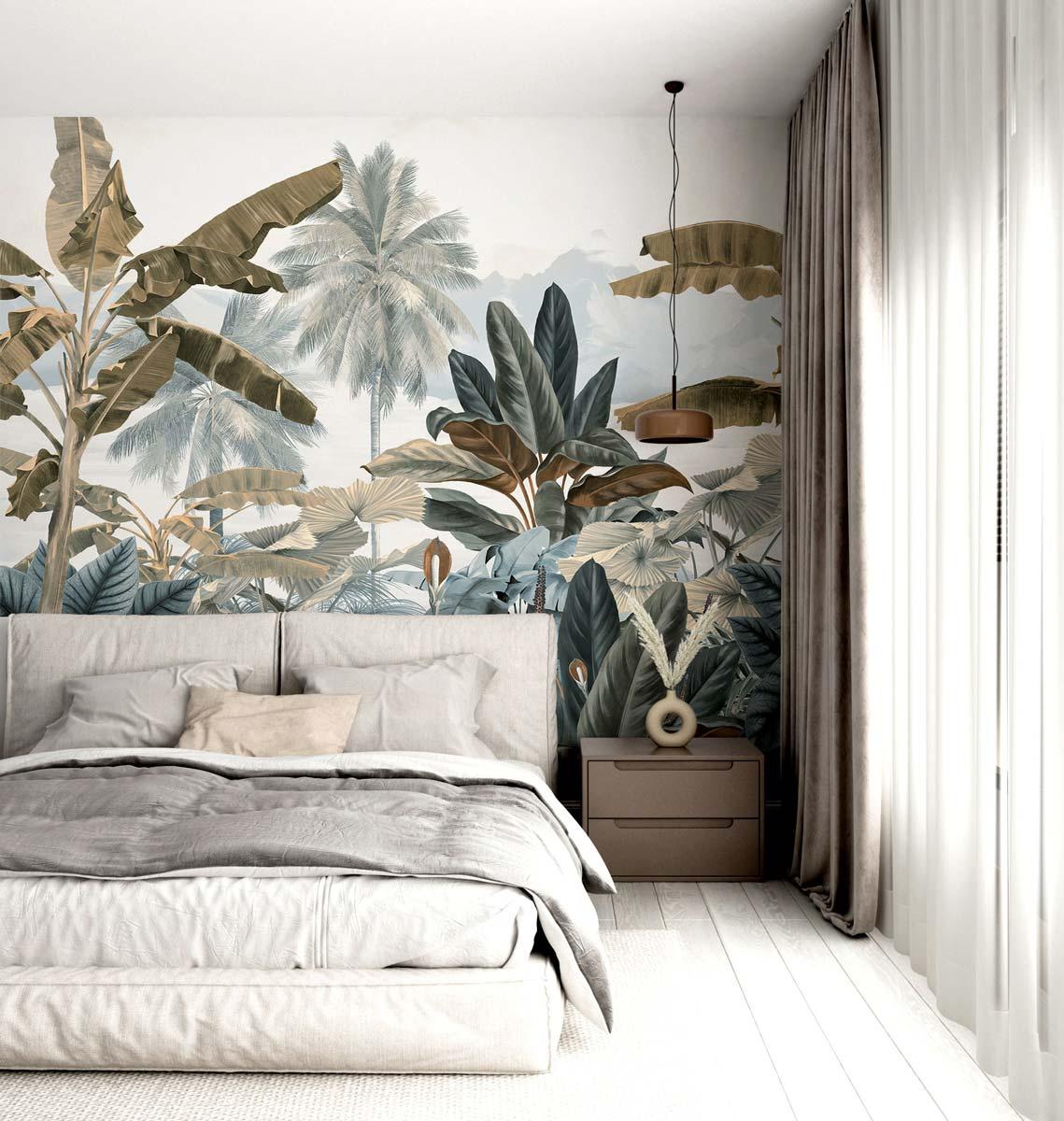 Veer Decor Exotic Pack 1 & 2 in White Wall Mural