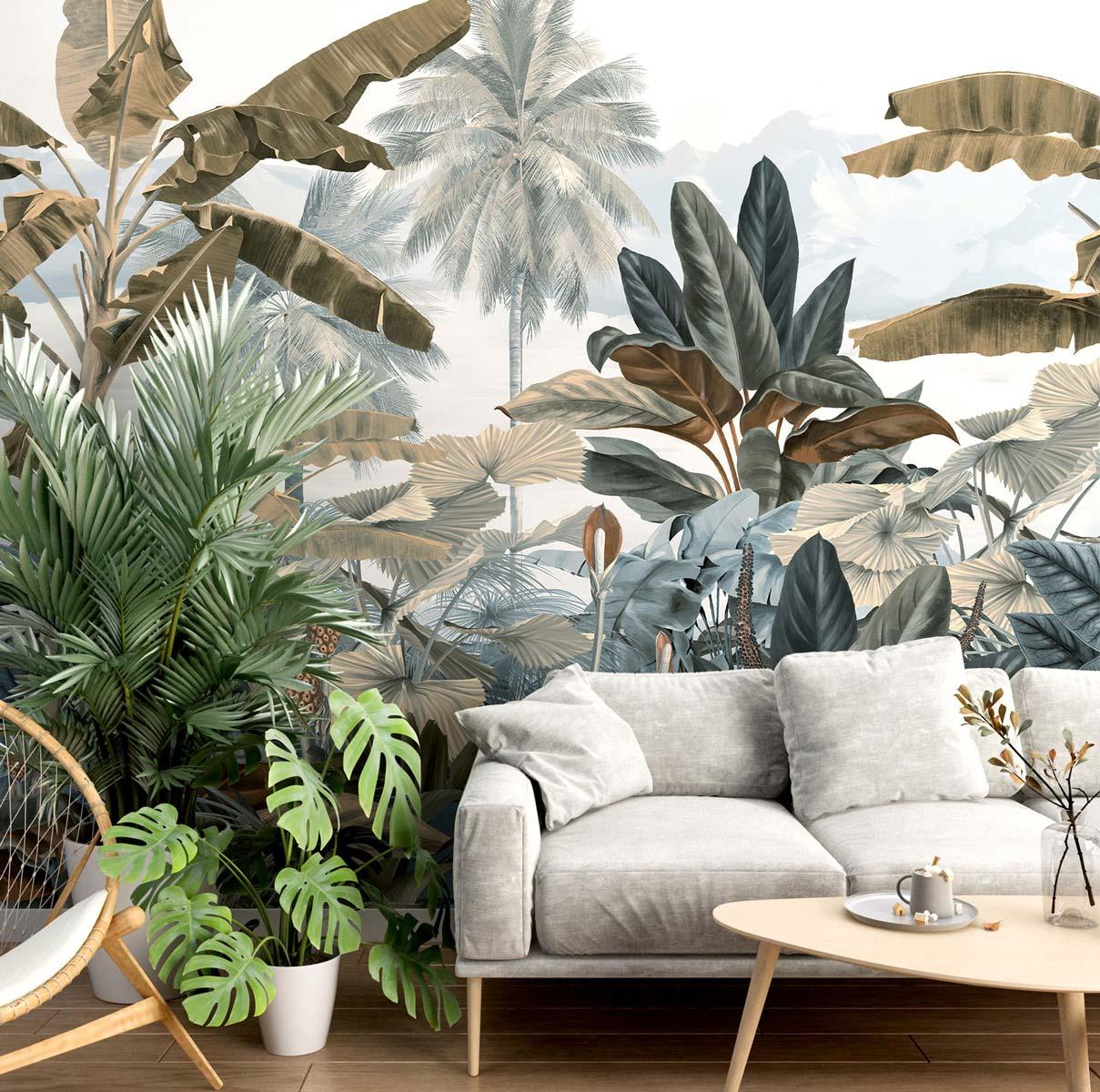 Veer Decor Exotic Pack 1 & 2 in White Wall Mural