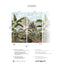Papermint Exotic Pack 1 & 2 in Blue Wall Mural