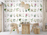 Veer Decor Wild Flowers Pack 1 & 2 in Multi Wall Mural