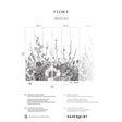 Papermint Flora Pack 1 & 2 in Black Wall Mural