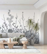 Veer Decor Flora Pack 1 & 2 in Black Wall Mural