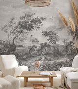 Veer Decor Fontainebleau Pack 1 & 2 in Gray Wall Mural