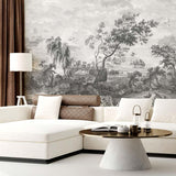 Veer Decor Fontainebleau Pack 1 & 2 in Gray Wall Mural