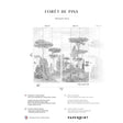 Papermint Pine Forest Pack 1 & 2 in Gray Wall Mural