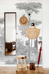 Veer Decor Pine Forest Pack 1 & 2 in Gray Wall Mural