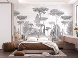 Veer Decor Pine Forest Pack 1 & 2 in Gray Wall Mural