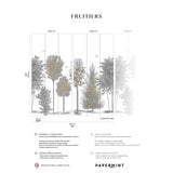Papermint Orchards Pack 1 & 2 in Gold Wall Mural