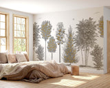 Veer Decor Orchards Pack 1 & 2 in Gold Wall Mural
