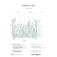 Papermint Garden Line Pack 1 & 2 in Sage Wall Mural