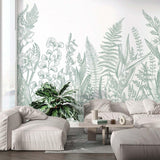 Veer Decor Garden Line Pack 1 & 2 in Sage Wall Mural