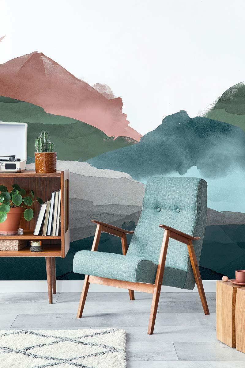 Veer Decor Hills Pack 1, 2 & 3 in Multi Wall Mural