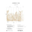 Papermint Garden Line Pack 1 & 2 in Brown Wall Mural