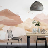 Veer Decor Hills Pack 1, 2 & 3 in Orange Wall Mural