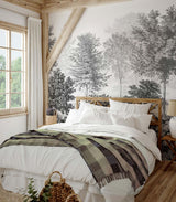 Veer Decor In The Woods Pack 1 & 2 in Gray Wall Mural