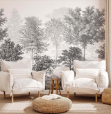 Veer Decor In The Woods Pack 1 & 2 in Gray Wall Mural