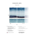Papermint Sea Horizon Pack 1 & 2 in Blue Wall Mural