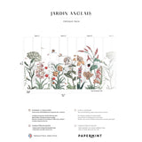Papermint English Garden Pack 1, 2 & 3 in Green Wall Mural