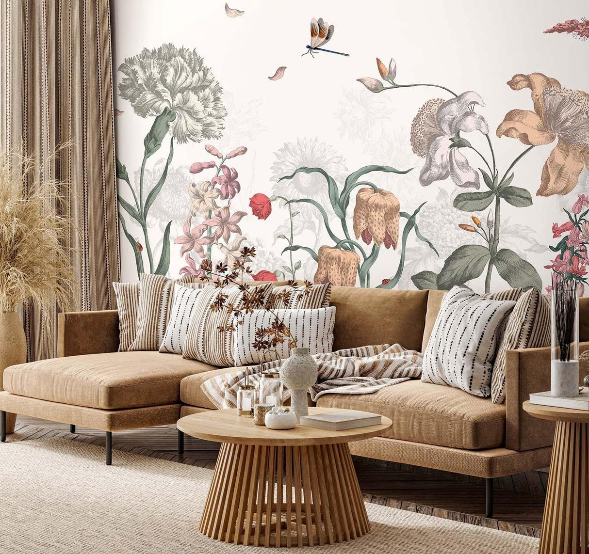 Veer Decor English Garden Pack 1, 2 & 3 in Green Wall Mural