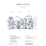Papermint English Garden Pack 1, 2 & 3 in Blue Wall Mural