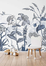 Veer Decor English Garden Pack 1, 2 & 3 in Blue Wall Mural