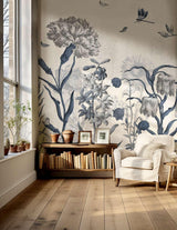 Veer Decor English Garden Pack 1, 2 & 3 in Blue Wall Mural