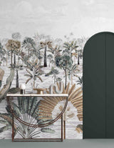 Veer Decor Java Pack 1 & 2 in Green Wall Mural