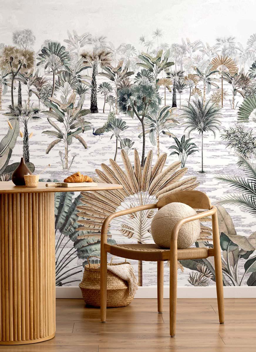Veer Decor Java Pack 1 & 2 in Green Wall Mural
