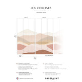 Papermint The Hills Pack 1 & 2 in Pink Wall Mural