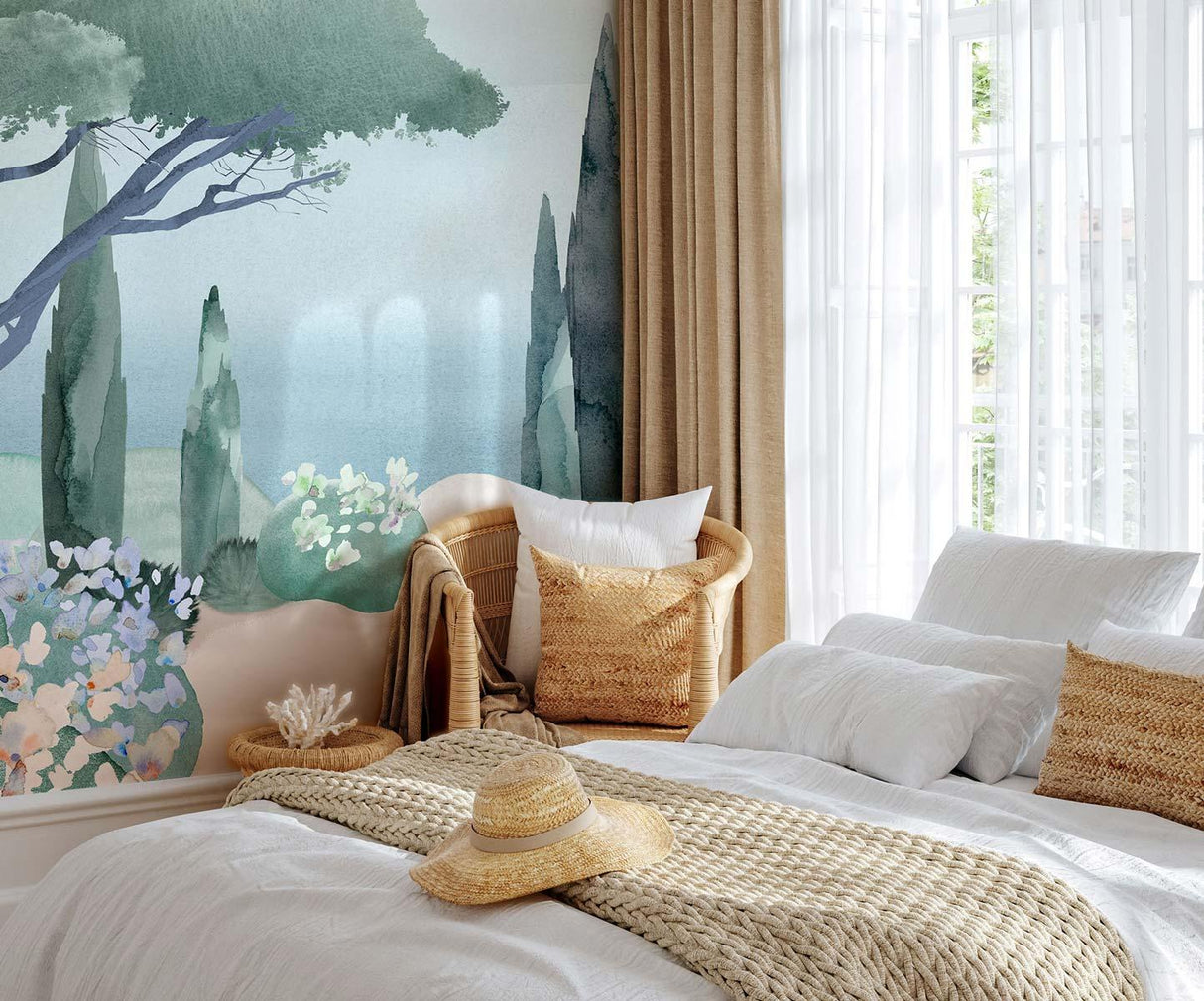 Veer Decor The Sea Pack 1, 2 & 3 in Blue Wall Mural